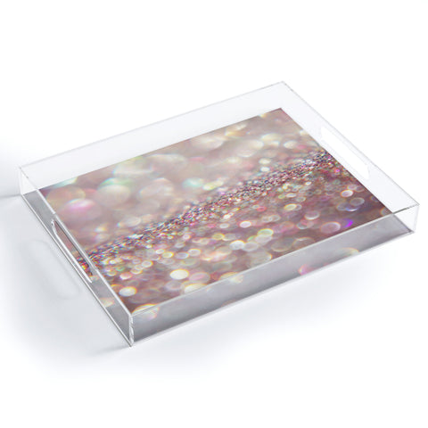 Shannon Clark Purple Glitter Acrylic Tray