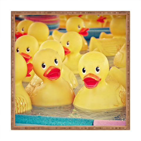 Shannon Clark Rubber Duckies Square Tray