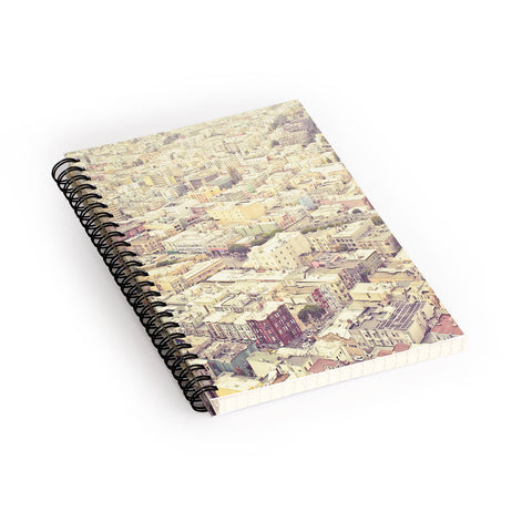 Shannon Clark San Fran Rooftops Spiral Notebook