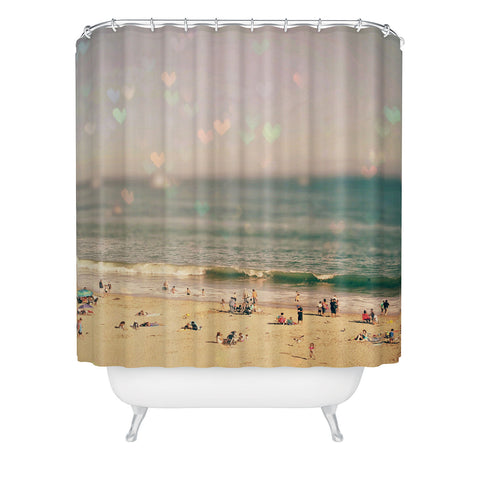 Shannon Clark Santa Cruz Love Shower Curtain