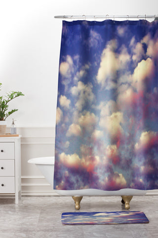 Shannon Clark Spring Sky Shower Curtain And Mat