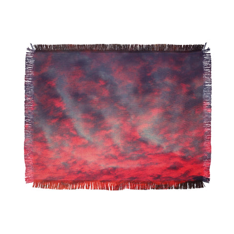 Shannon Clark Sunset Stripes Throw Blanket