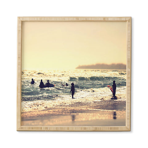 Shannon Clark Sunset Surfers Framed Wall Art