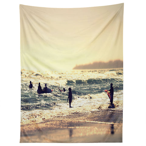 Shannon Clark Sunset Surfers Tapestry