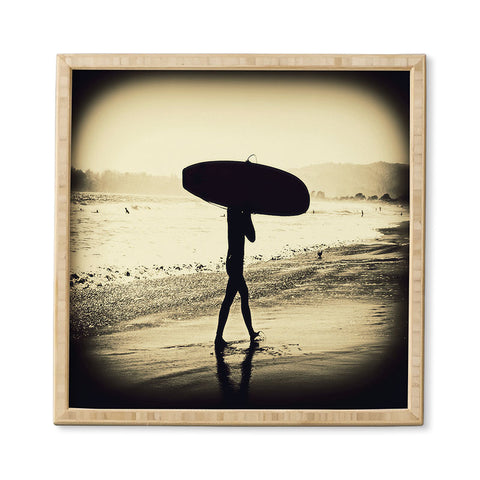 Shannon Clark Surfers Silhouette Framed Wall Art