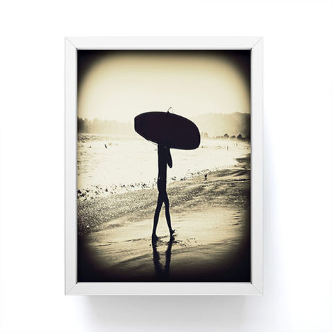Shannon Clark Surfers Silhouette Framed Mini Art Print