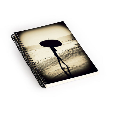 Shannon Clark Surfers Silhouette Spiral Notebook