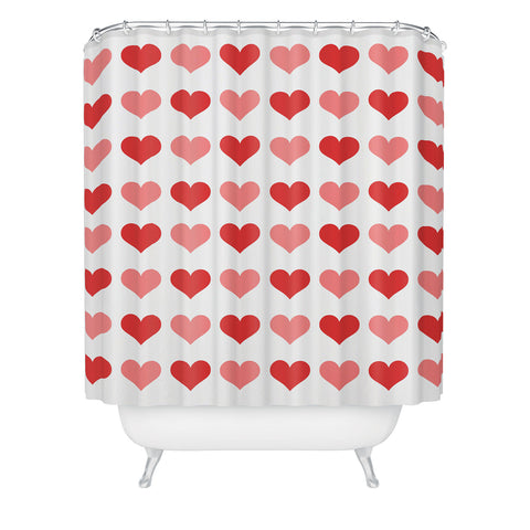 Shannon Clark Sweet Valentine Shower Curtain
