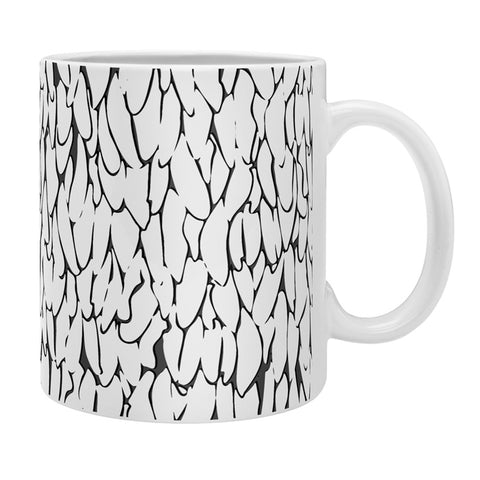 Sharon Turner abstract feathers Coffee Mug