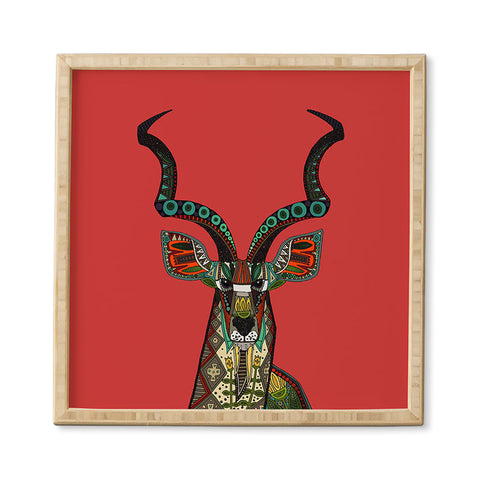 Sharon Turner antelope red Framed Wall Art