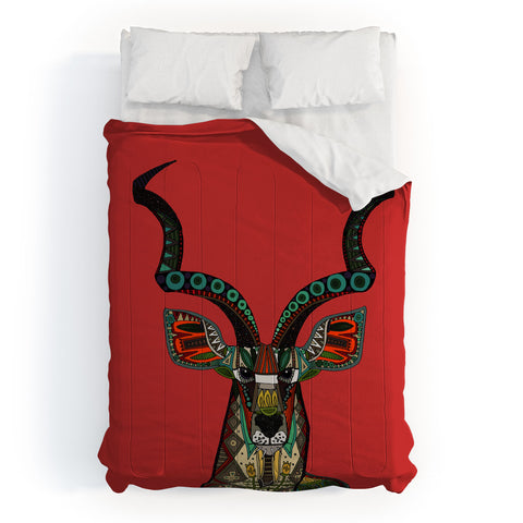 Sharon Turner antelope red Comforter