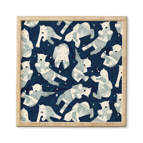 Sharon Turner arctic polar bears Framed Wall Art