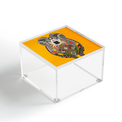 Sharon Turner Aries ram saffron Acrylic Box