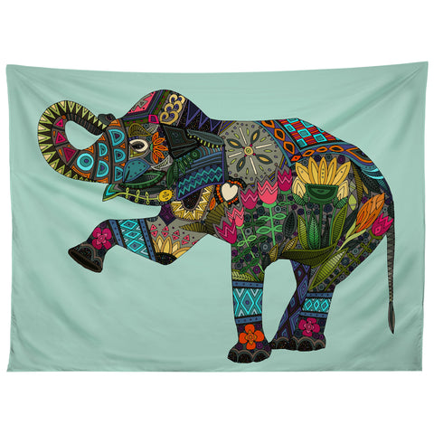 Sharon Turner asian elephant Tapestry