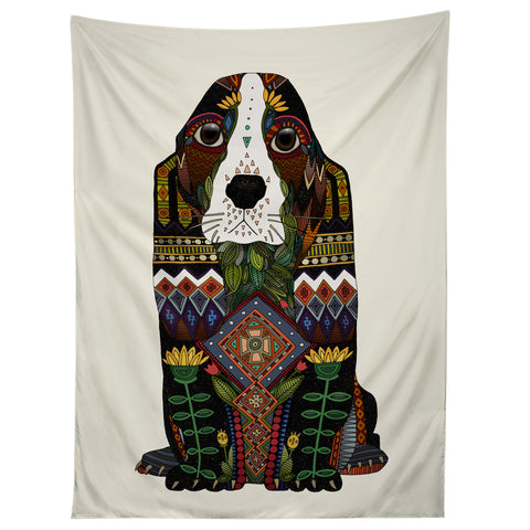 Sharon Turner Basset Hound love Tapestry