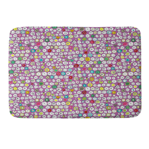 Sharon Turner Buttons And Bees Memory Foam Bath Mat