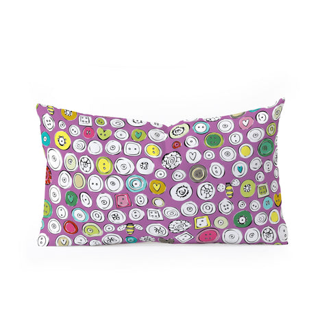Sharon Turner Buttons And Bees Oblong Throw Pillow