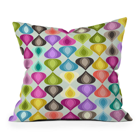 Sharon Turner Candy Gouttelette Throw Pillow