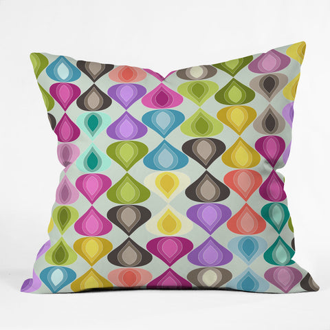 Sharon Turner Candy Gouttelette Outdoor Throw Pillow