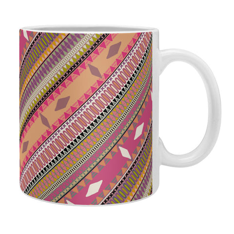 Sharon Turner Candy Kiss Stripe Coffee Mug