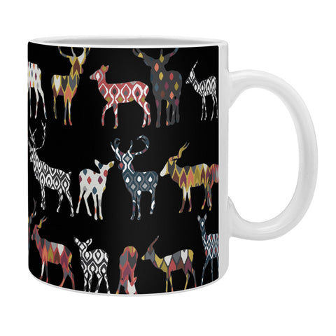 Sharon Turner Charcoal Spice Deer Coffee Mug
