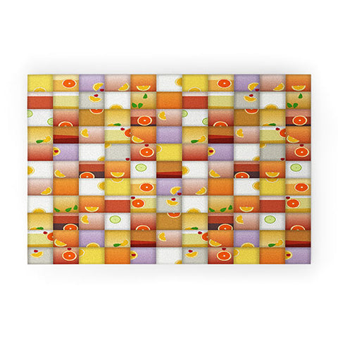 Sharon Turner cocktail squares Welcome Mat