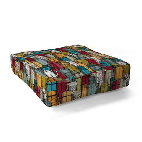 Sharon Turner Coffee Time Floor Pillow Square