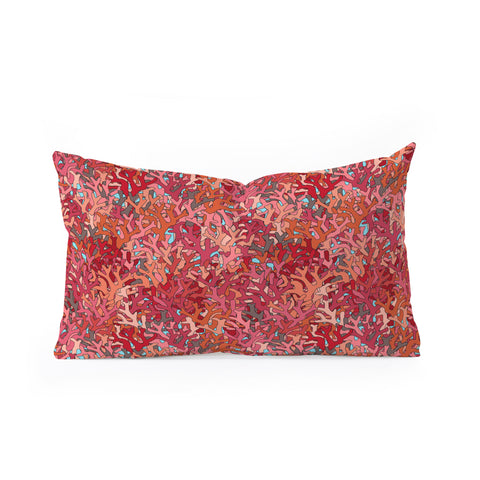 Sharon Turner Coral 2 Oblong Throw Pillow