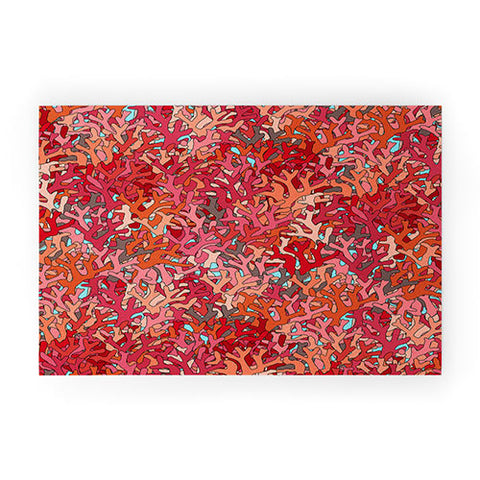 Sharon Turner Coral 2 Welcome Mat