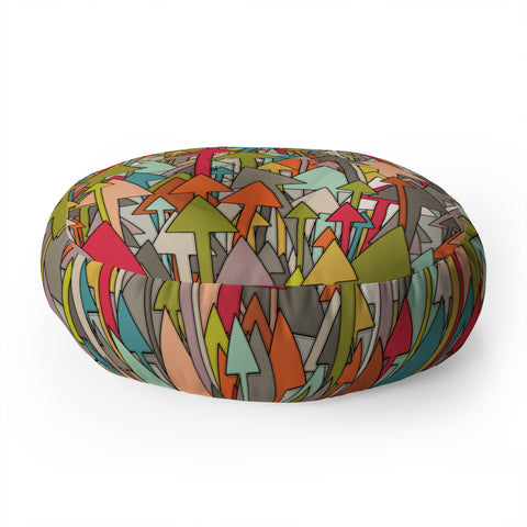 Sharon Turner Earth Up Floor Pillow Round