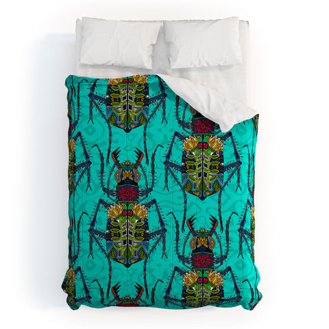 Sharon Turner Flower Beetle Comforter