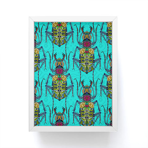 Sharon Turner Flower Beetle Framed Mini Art Print
