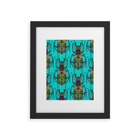 Sharon Turner Flower Beetle Framed Art Print