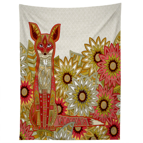 Sharon Turner Garden Fox Tapestry