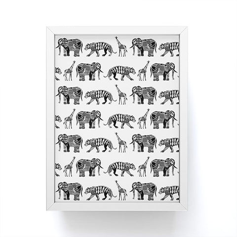 Sharon Turner Graphic Zoo Framed Mini Art Print
