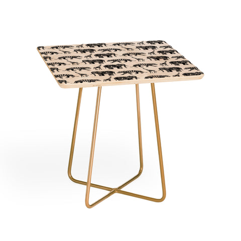 Sharon Turner Graphic Zoo Side Table