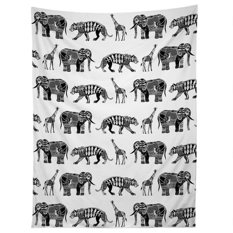 Sharon Turner Graphic Zoo Tapestry