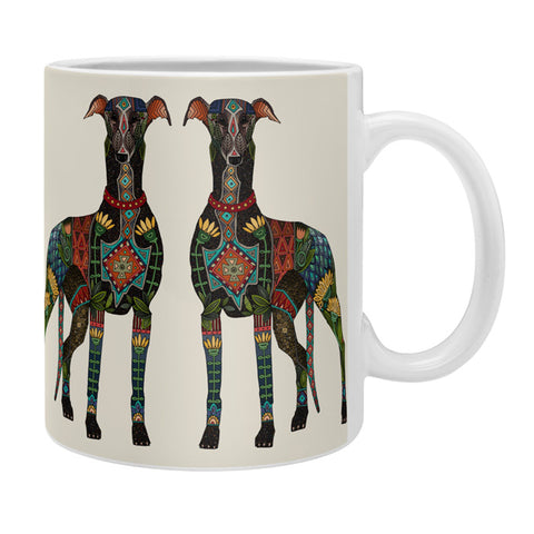 Sharon Turner greyhound ivory Coffee Mug