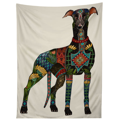 Sharon Turner greyhound ivory Tapestry