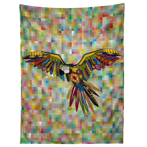 Sharon Turner Harlequin Parrot Tapestry