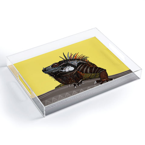 Sharon Turner iguana Acrylic Tray