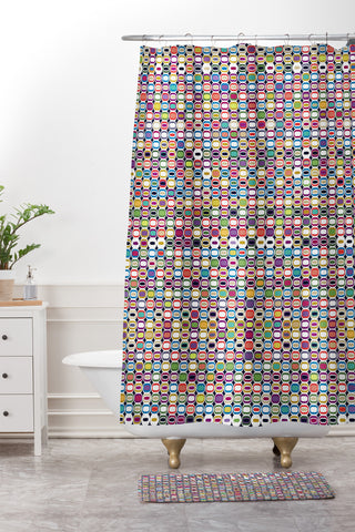 Sharon Turner It All Adds Up Shower Curtain And Mat