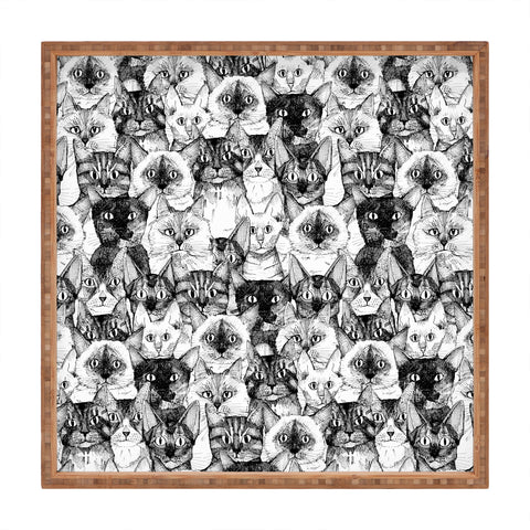 Sharon Turner just cats Square Tray