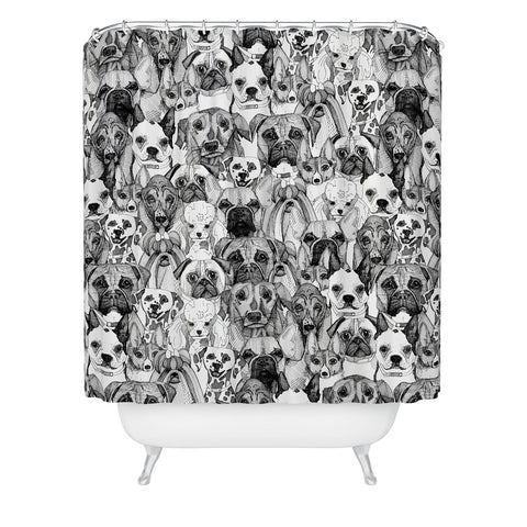 Sharon Turner just dogs Shower Curtain