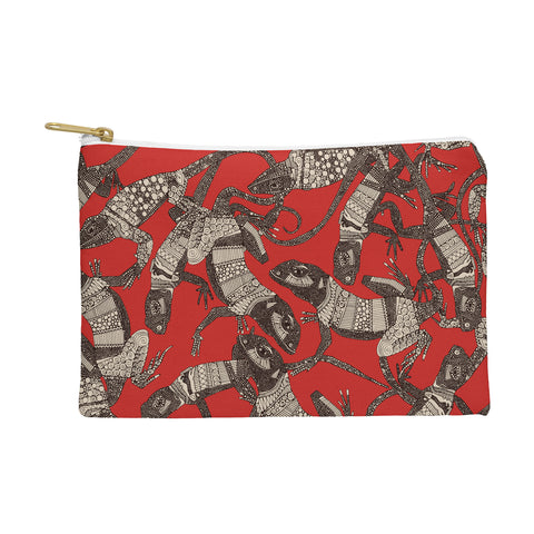 Sharon Turner just lizards red Pouch