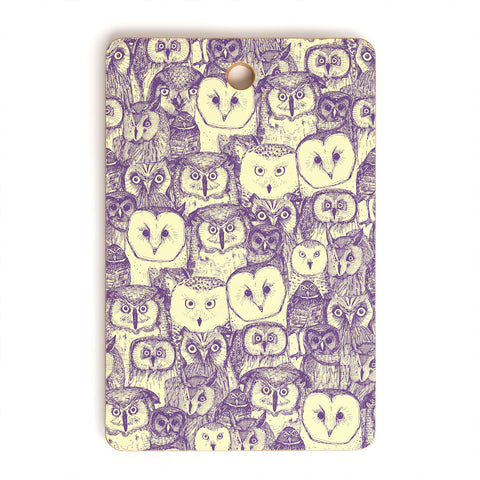 Sharon Turner just owls Cutting Board Rectangle