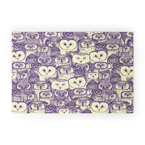 Sharon Turner just owls Welcome Mat