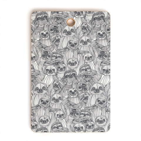 Sharon Turner just sloths Cutting Board Rectangle
