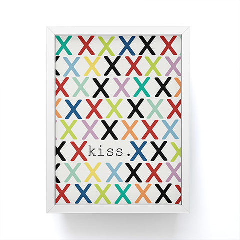Sharon Turner Kiss Framed Mini Art Print