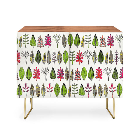 Sharon Turner Leaves And Feathers Credenza